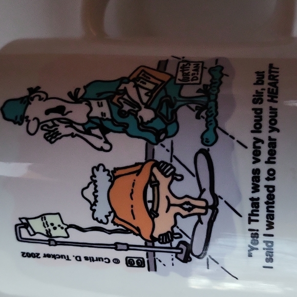 2002 Curtis Dean Tucker Old Age Humor Coffee Mug - Picture 5 of 16